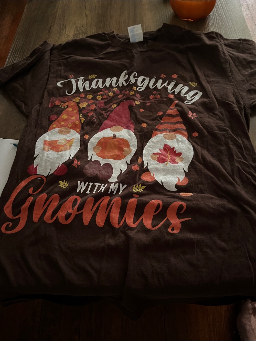 Thanksgiving gnomes t shirt